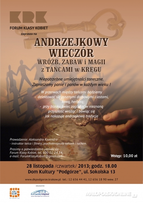 Wieczór Andrzejkowy dla kobiet