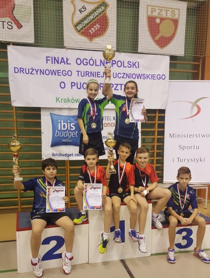Tenis stołowy. Rozegrano finał Drużynowego Turnieju Uczniowskiego