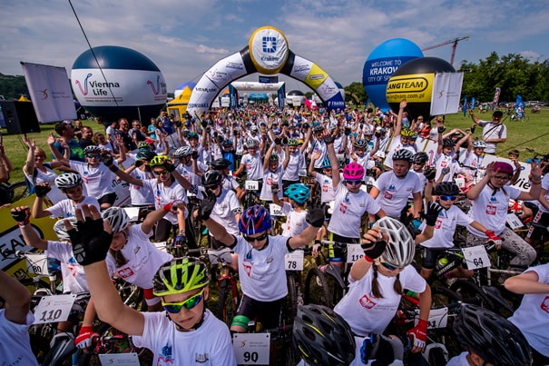 Wielkie otwarcie Vienna Life Lang Team Maratonów Rowerowych w Krakowie