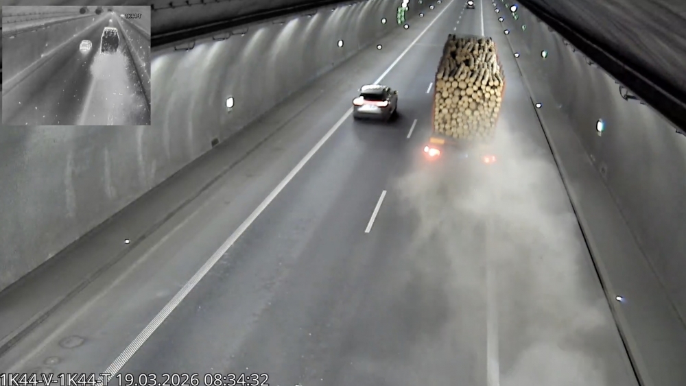 Ograniczenie prędkości w tunelu na zakopiance