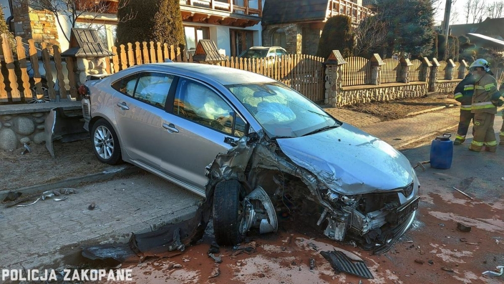 Pijany spowodował wypadek i uciekł
