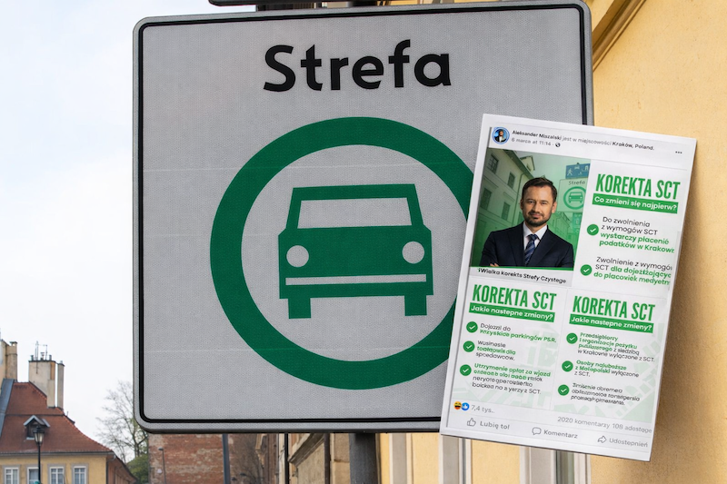 Prezydent Krakowa zapowiada korekty w Strefie Czystego Transportu