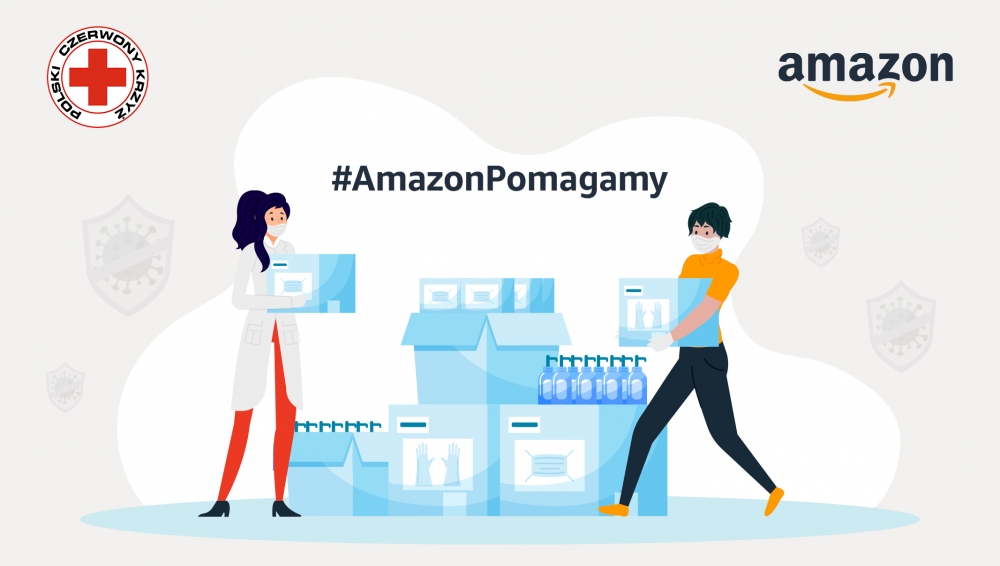 Amazon głównym partnerem Polskiego Czerwonego Krzyża w walce z koronawirusem