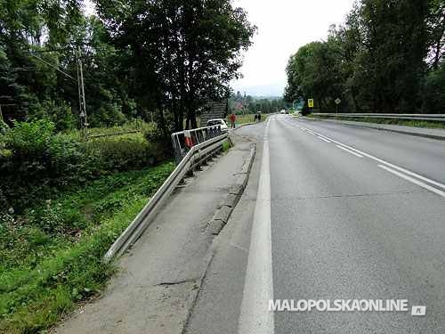 Zamknięta "zakopianka" i objazd przez Biały Dunajec i Poronin