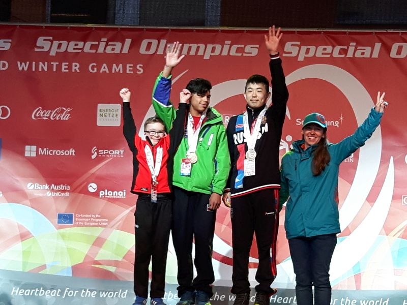 Antoni Wiercioch podwójnym srebrnym medalistą Światowych Igrzysk Olimpiad Specjalnych - Austria 2017 