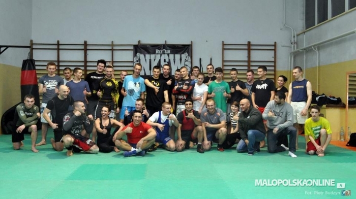 Trening z zapaśnikami kadry narodowej (zdjęcia)