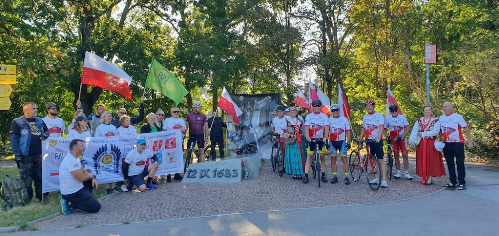 Podhalańscy kolarze uczcili 342. rocznicę Odsieczy Wiedeńskiej