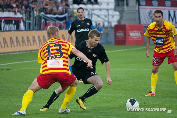 Piłka nożna. 29. kolejka: Cracovia - Jagiellonia 3:0 (zdjęcia)