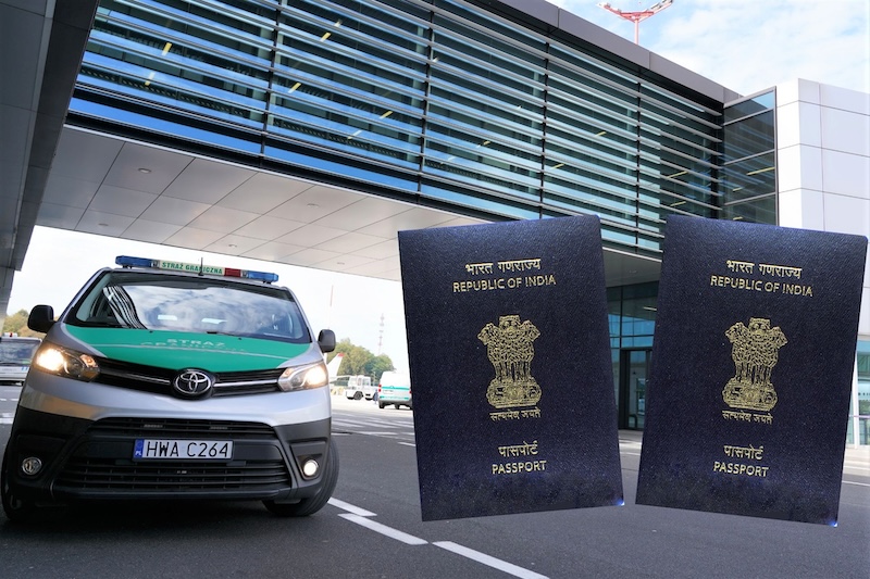 Odmowa wjazdu na krakowskim lotnisku - obywatele Indii sami opłacili swój powrót