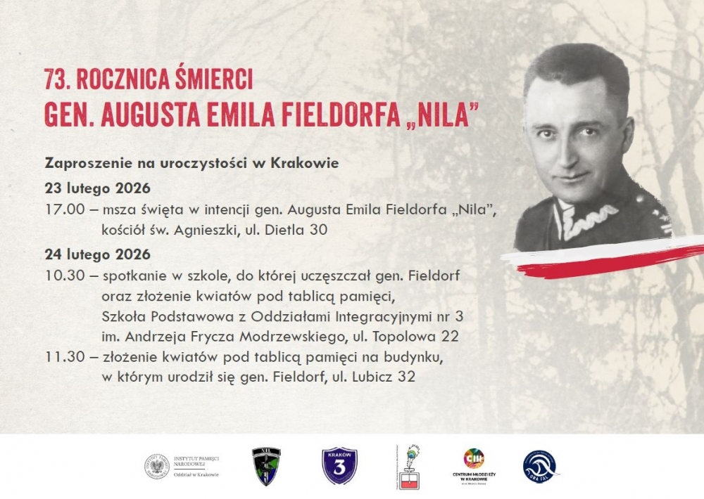 73. rocznica śmierci gen. Augusta Emila Fieldorfa „Nila”