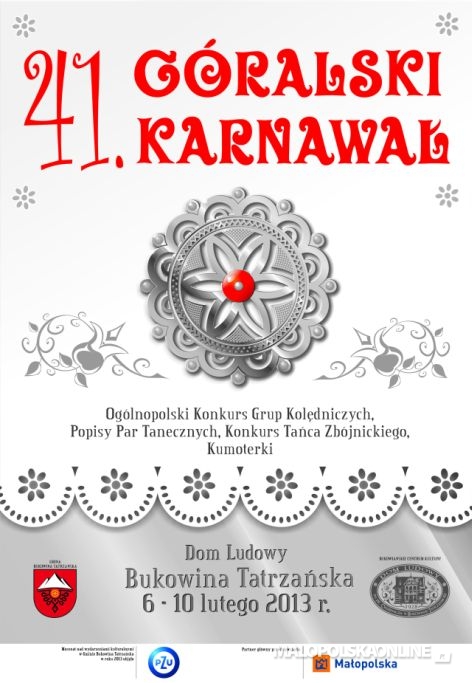 Program 41. Góralskiego Karnawału (6 - 10 lutego)