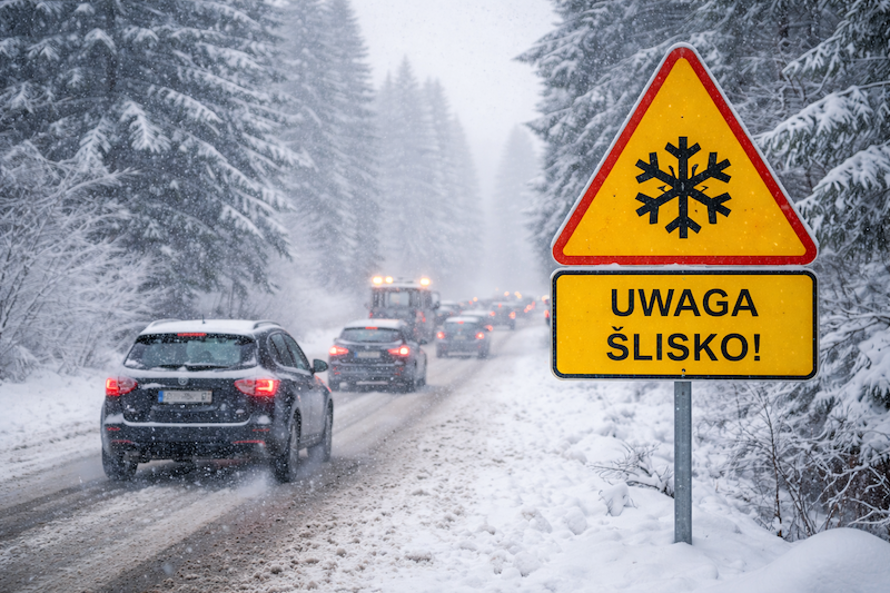 Śnieżny i mroźny weekend