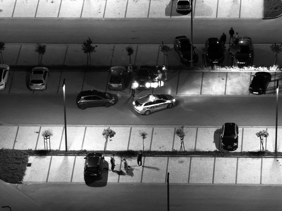 Nocna akcja z wykorzystaniem drona