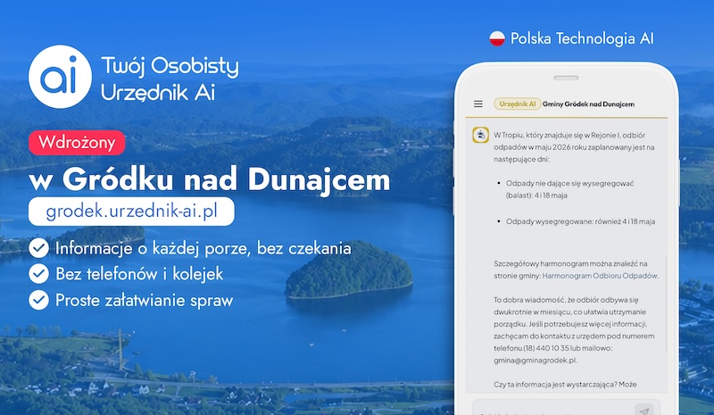 Testują „Urzędnika AI”. Jedno z pierwszych takich rozwiązań w polskich samorządach