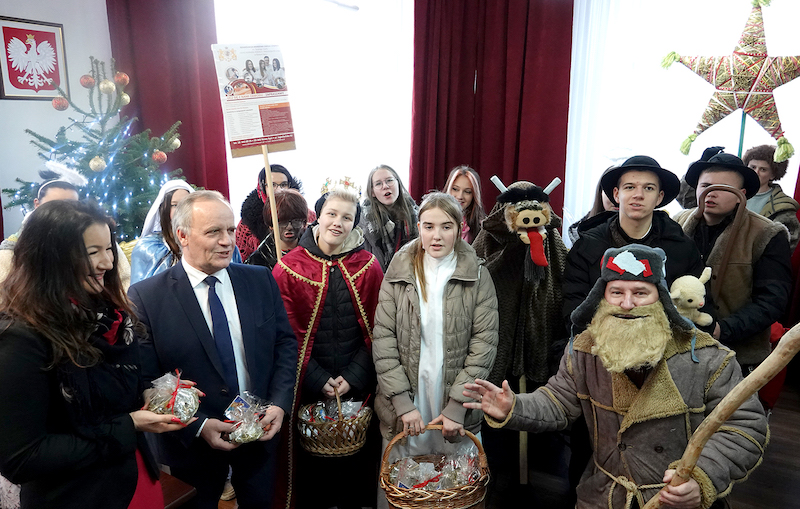 Kolędowanie i świąteczne życzenia