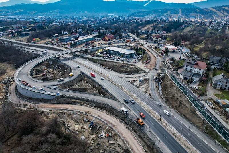 Utrudnienia na zakopiance w rejonie Myślenic. Zmiana organizacji ruchu 8–9 kwietnia