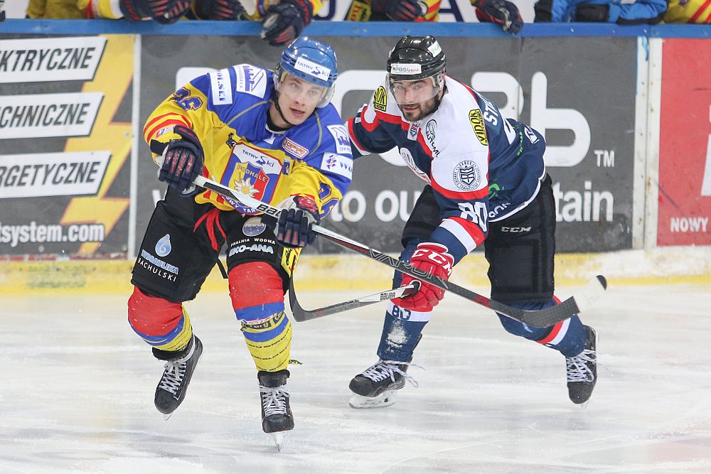 Hokej: TatrySki Podhale Nowy Targ - Ciarko Sanok 5:3 (zdjęcia)