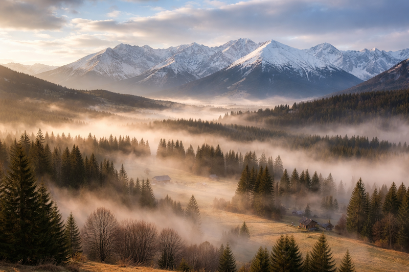 Rozpogodzenia i poranne mgły