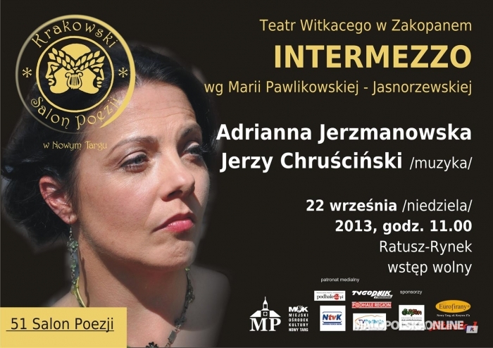 51 salon poezji w Nowym Targu - Intermezzo wg Marii Pawlikowskiej-Jasnorzewskiej