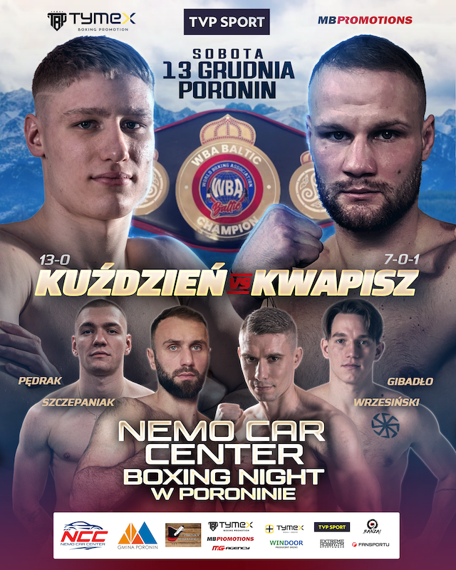 Poronin gospodarzem gali „Nemo Car Center Boxing Night”