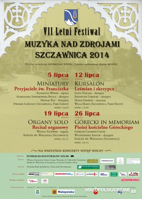 VII Letni Festiwal Muzyka nad Zdrojami w Szczawnicy