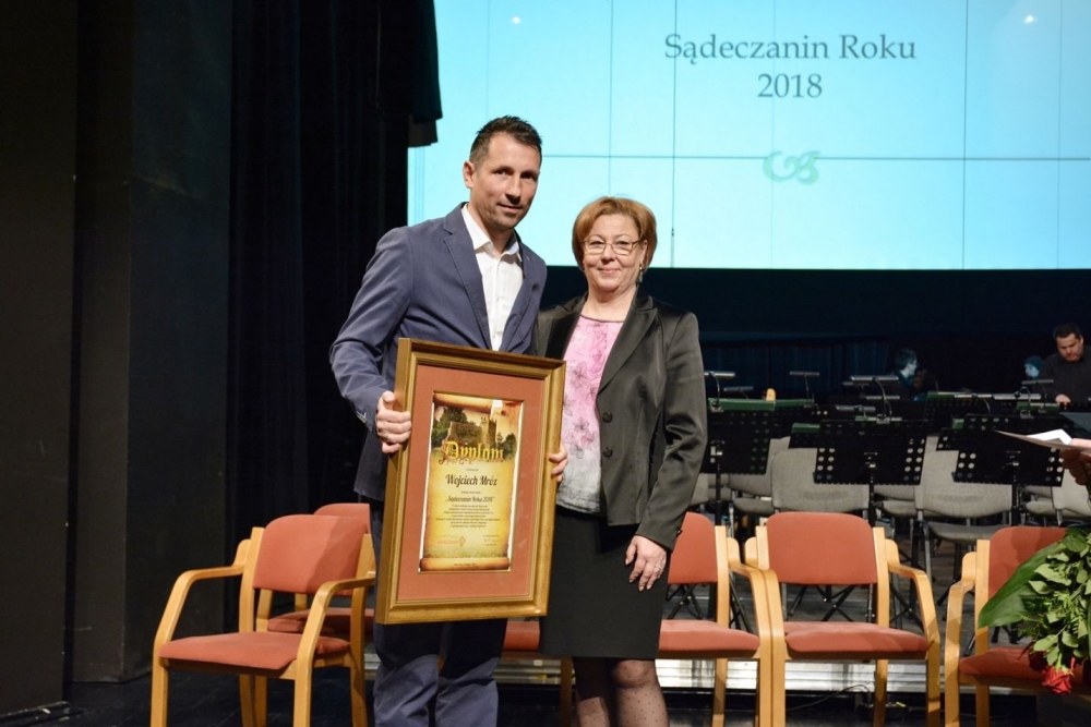 Wojciech Mróz Sądeczaninem Roku 2018