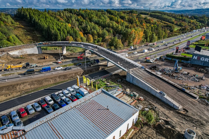 Zwężenie w Myślenicach